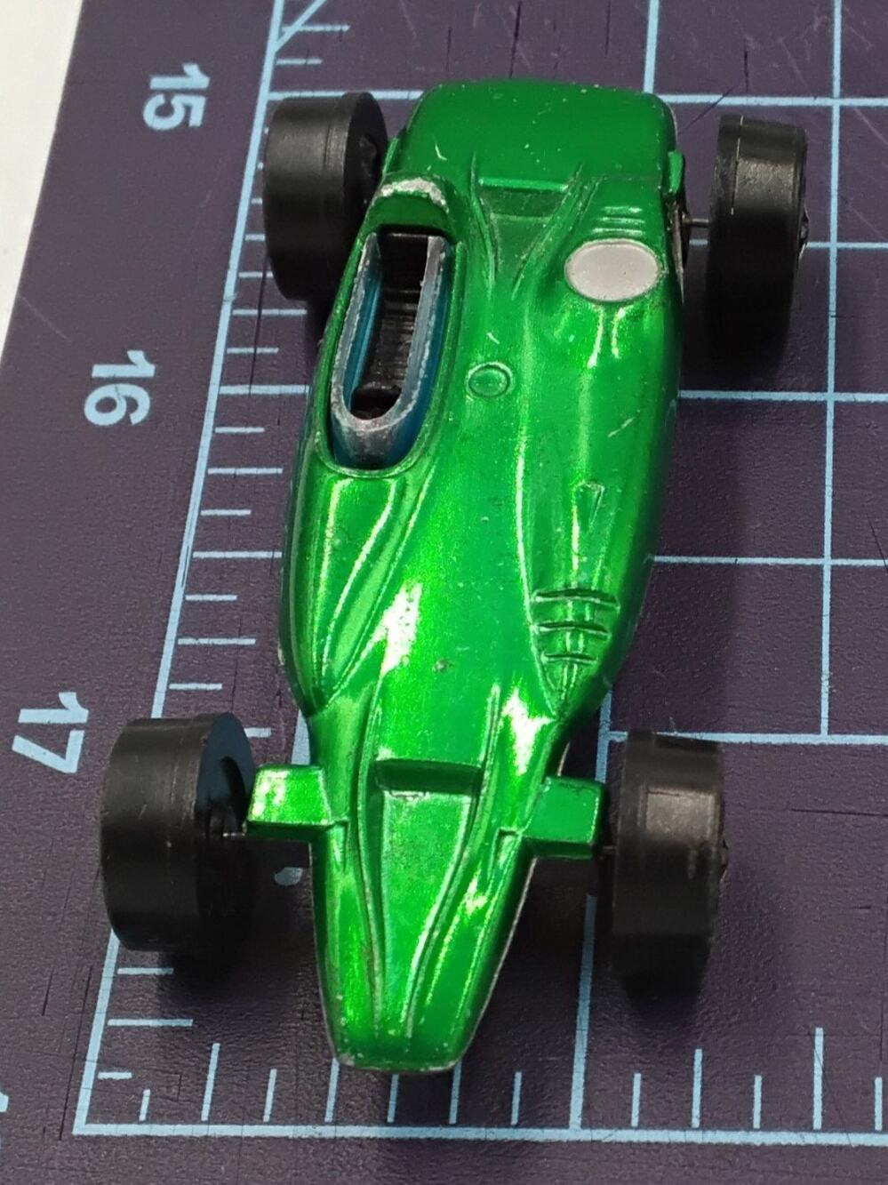 1969 Shelby Turbine Green Redline w/Black Int Collectible Loose Hot Wheels